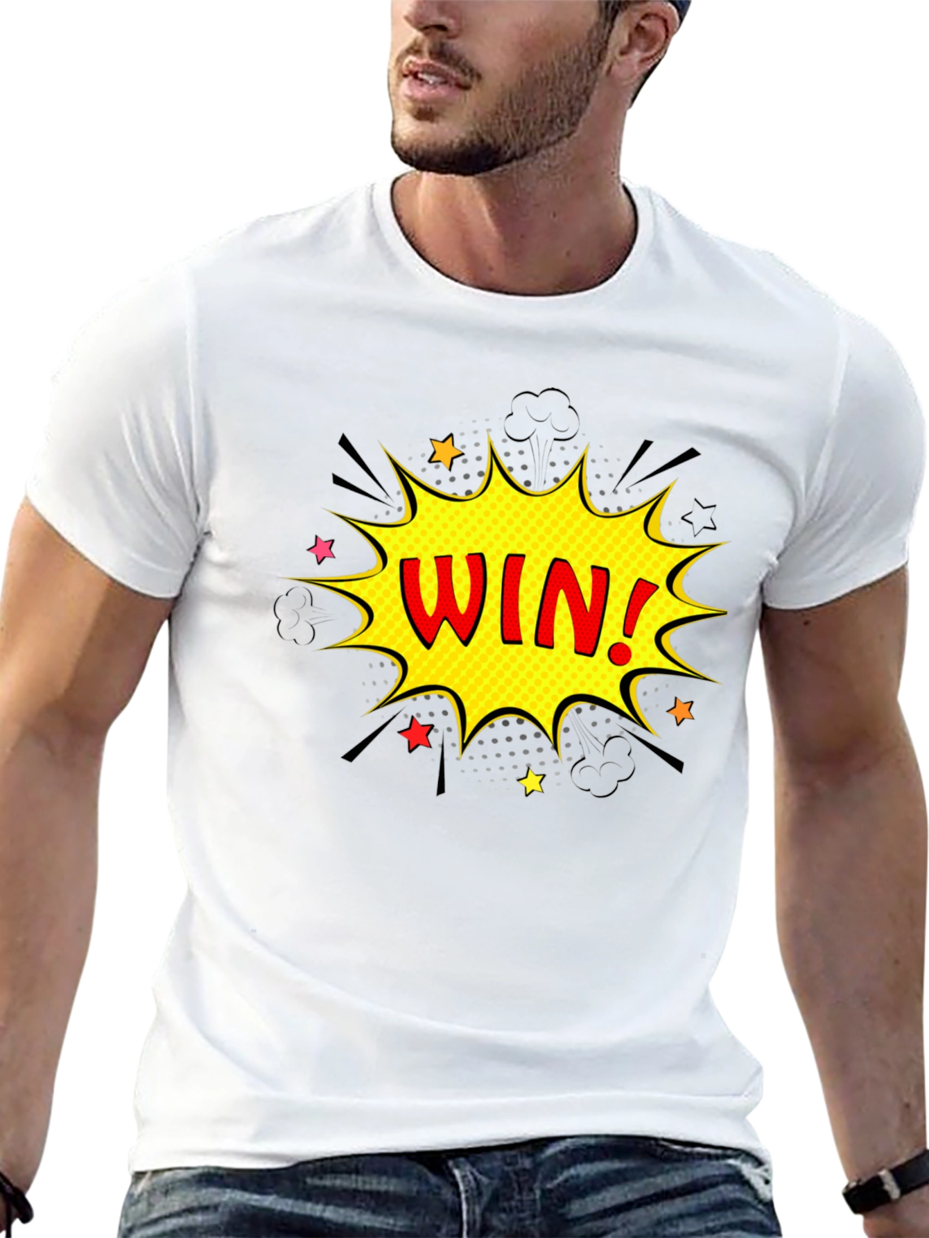 Comic Style WIN! Graphic Tee