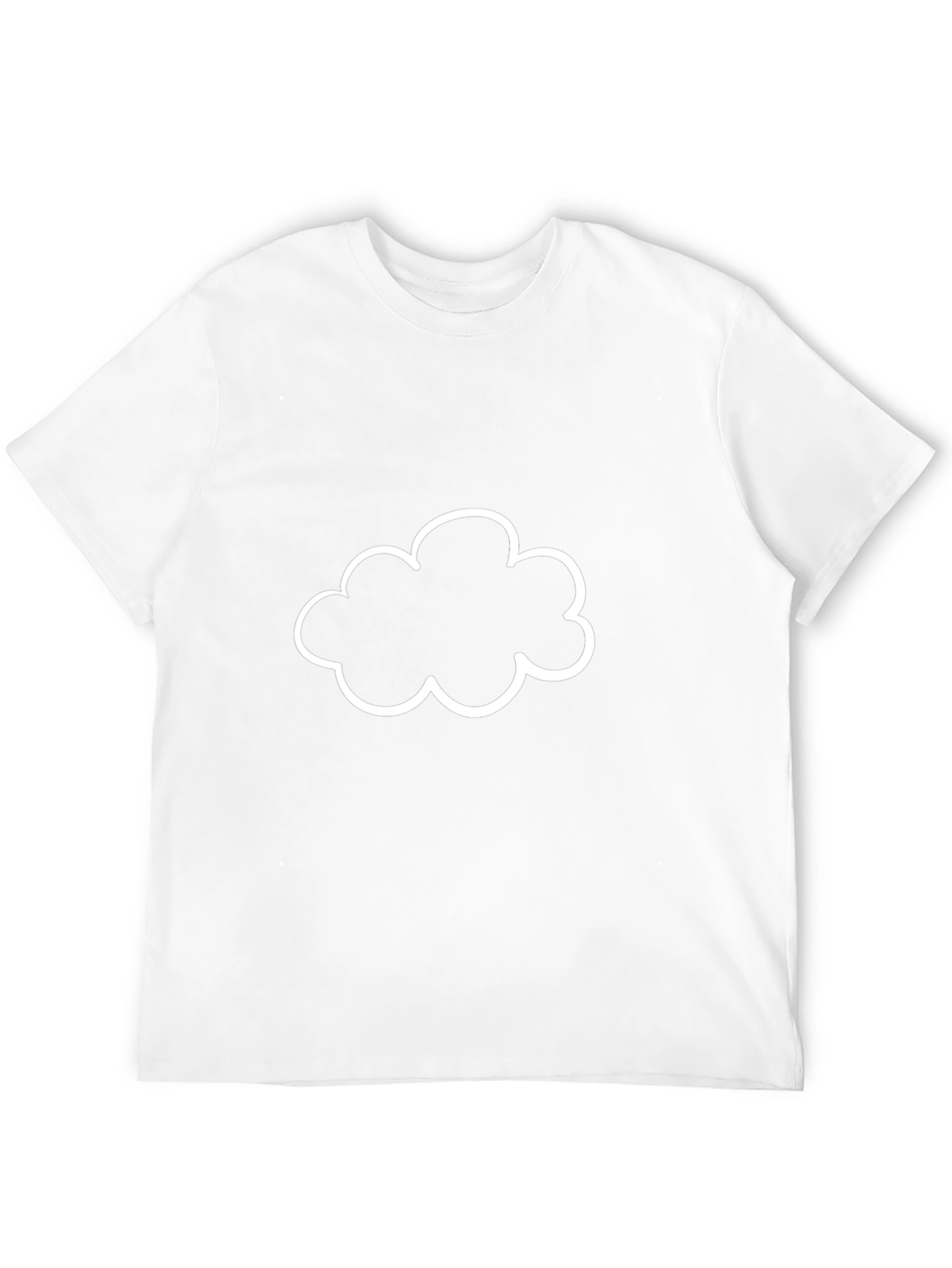 Cloud Graphic Tee - Black Cotton Comfort