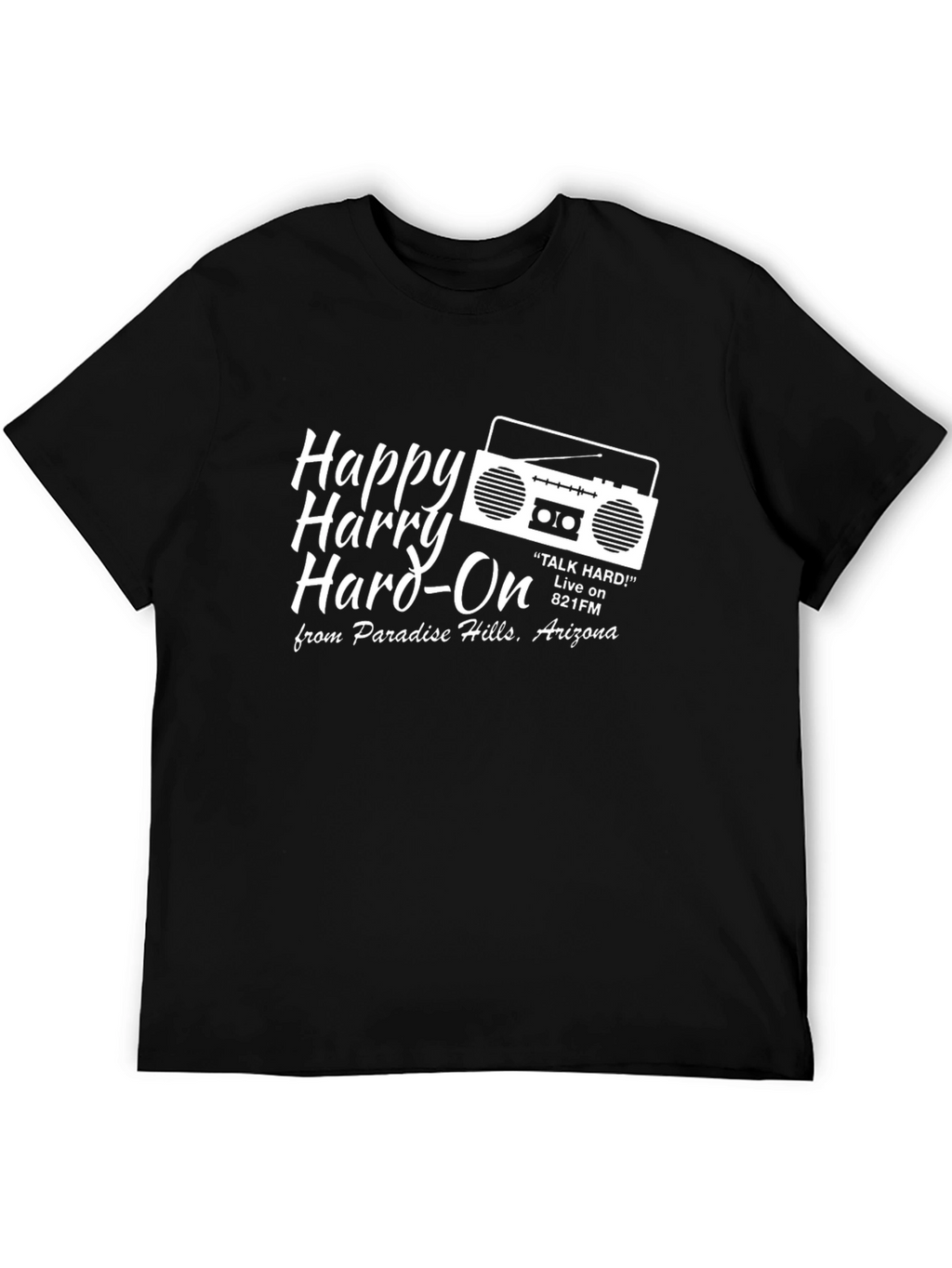 Happy Harry Hard-On T-Shirt Radio Boombox