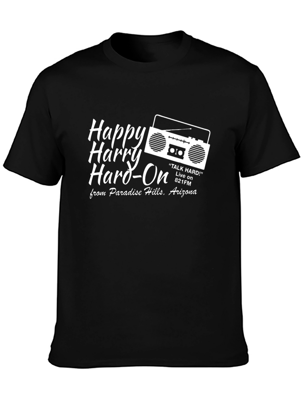 Happy Harry Hard-On T-Shirt Radio Boombox