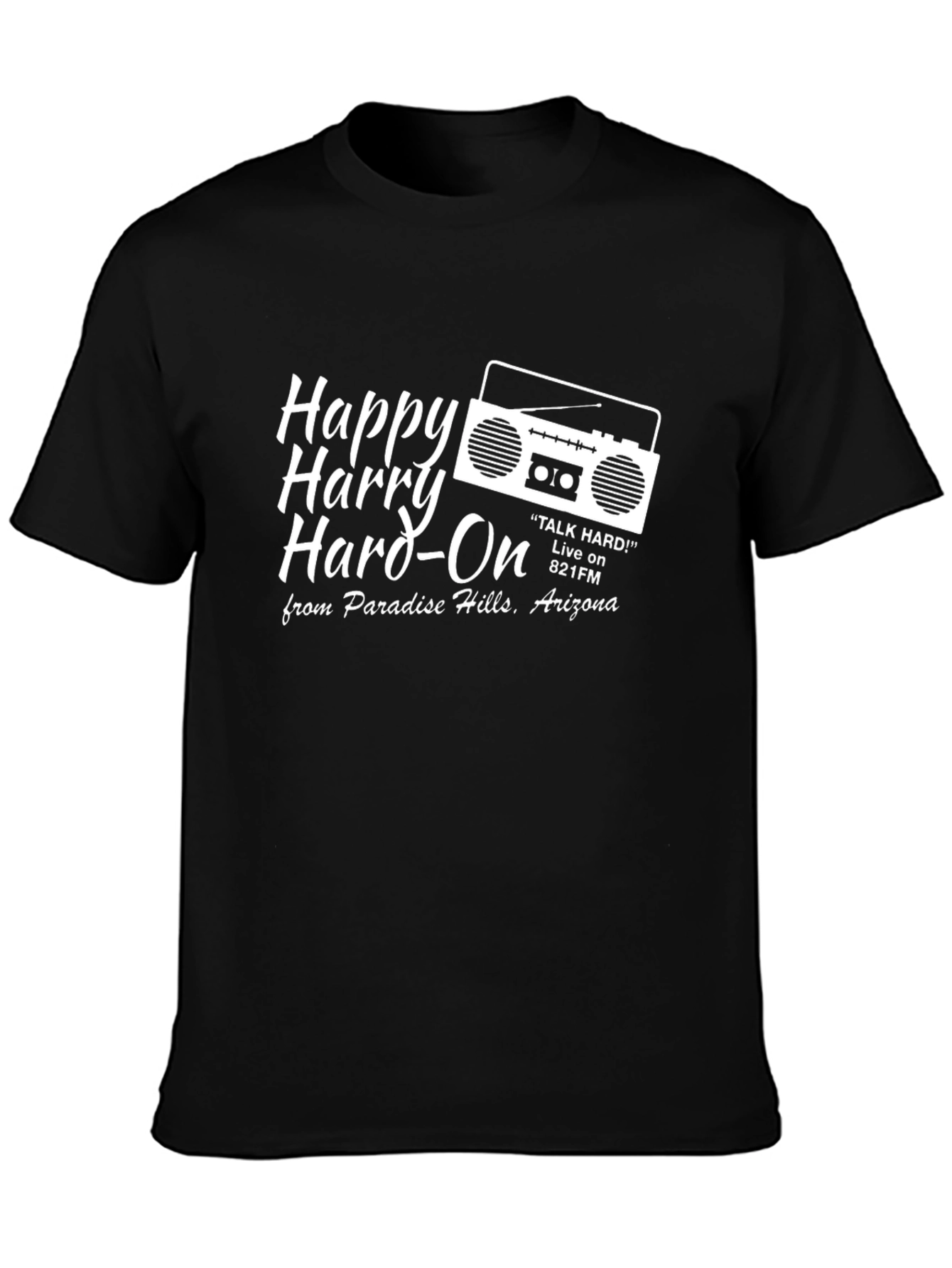Happy Harry Hard-On T-Shirt Radio Boombox