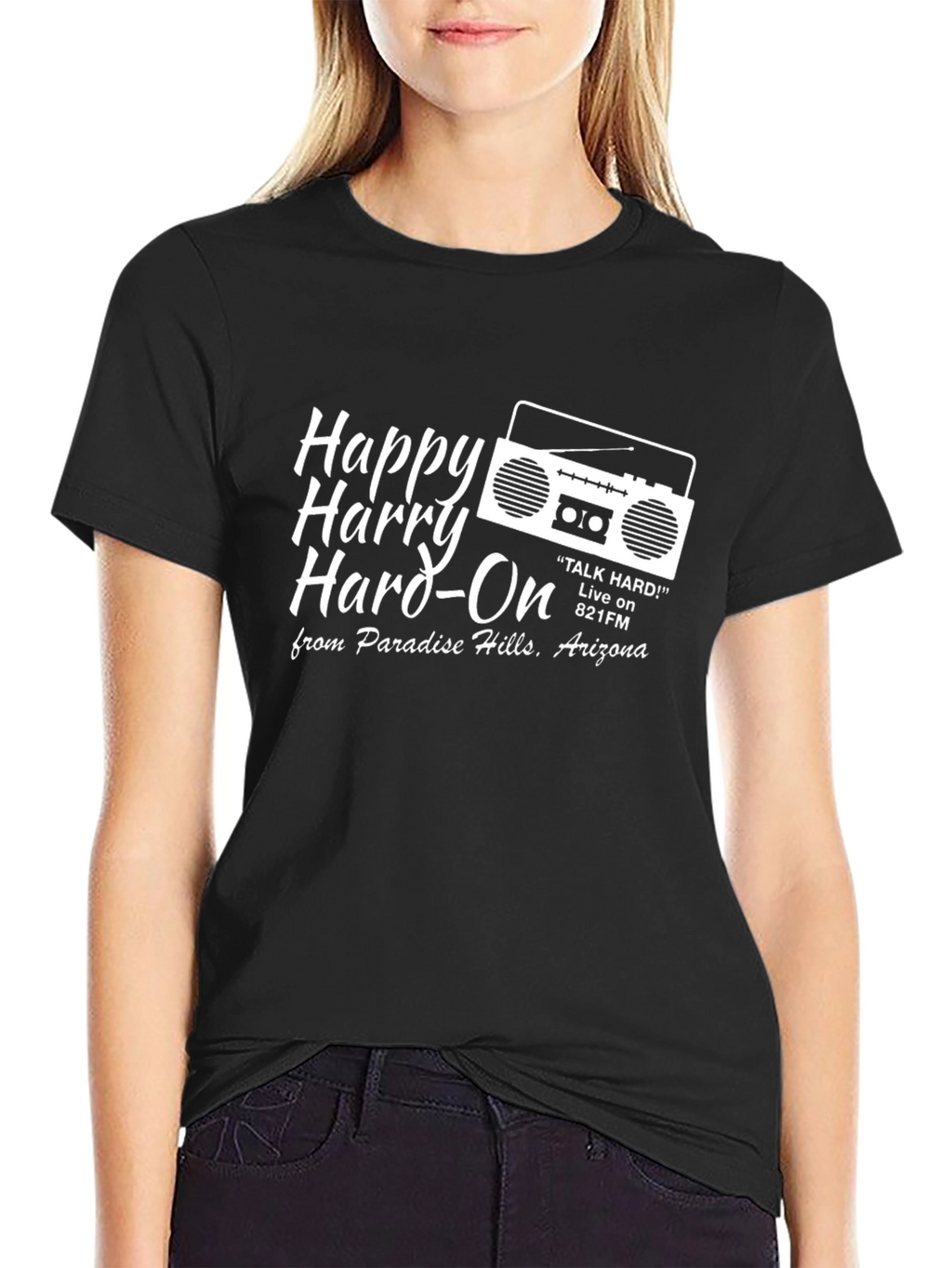Happy Harry Hard-On T-Shirt Radio Boombox
