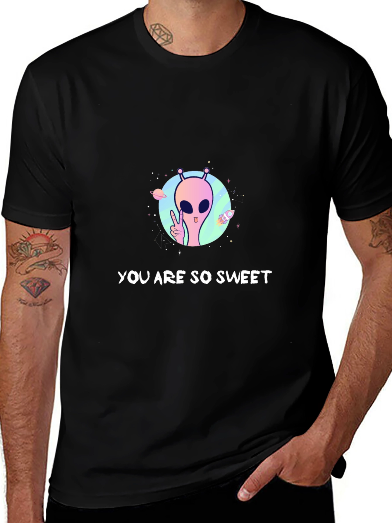 Sweet Alien Graphic Tee - Cool & Casual Comfort