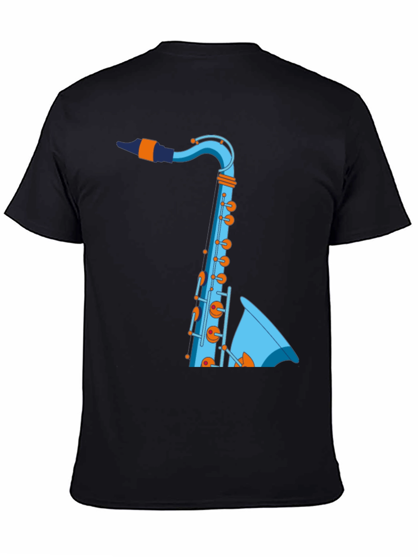 Saxophone Graphic T-Shirt - Cool Music Tee
