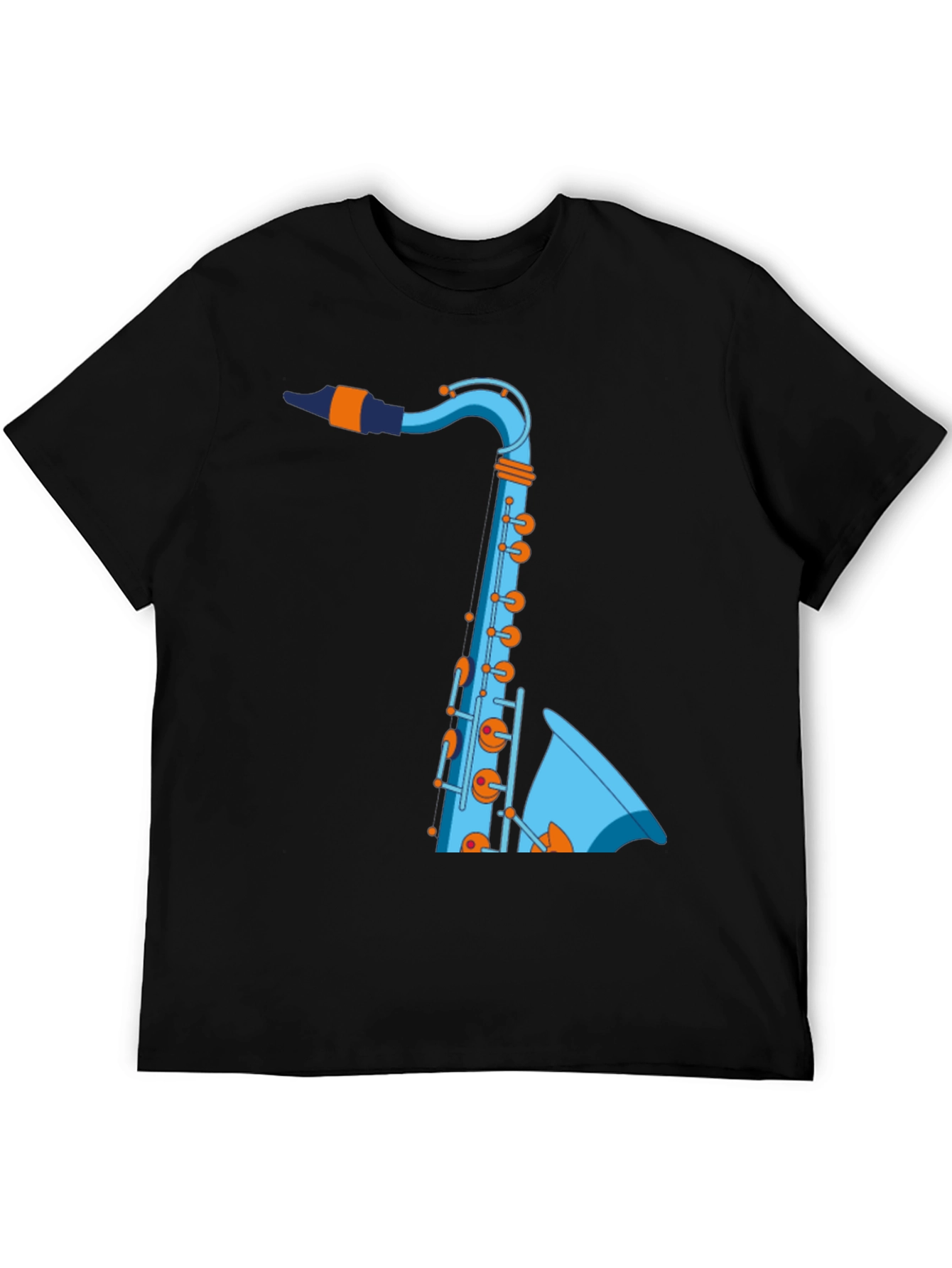 Saxophone Graphic T-Shirt - Cool Music Tee