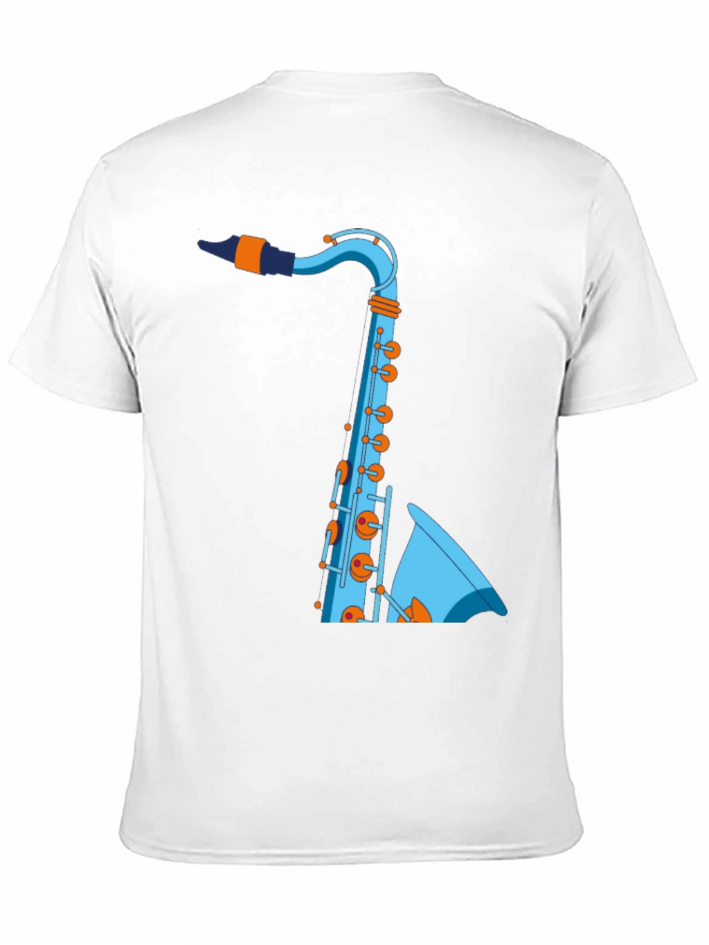 Saxophone Graphic T-Shirt - Cool Music Tee