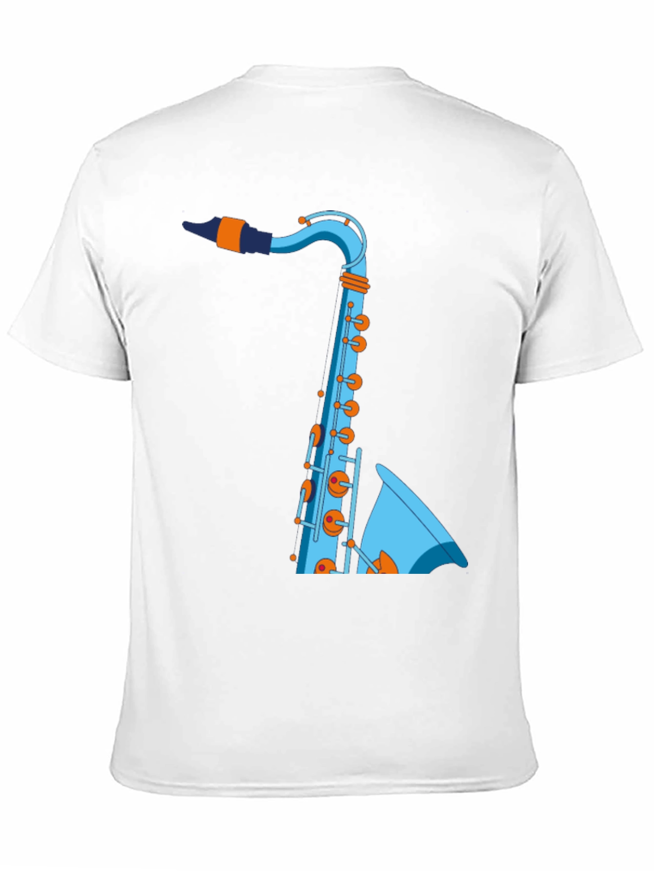 Saxophone Graphic T-Shirt - Cool Music Tee