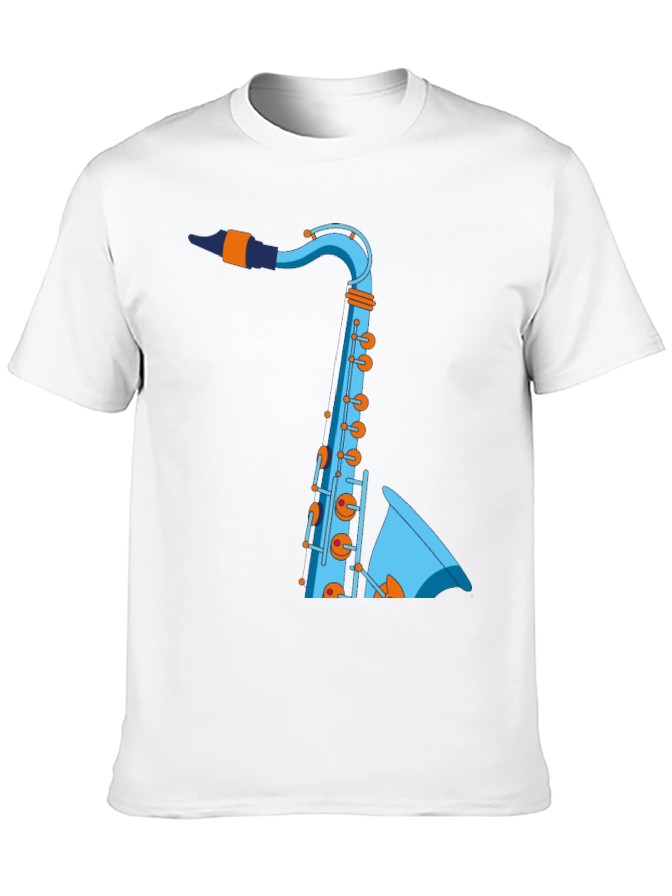 Saxophone Graphic T-Shirt - Cool Music Tee