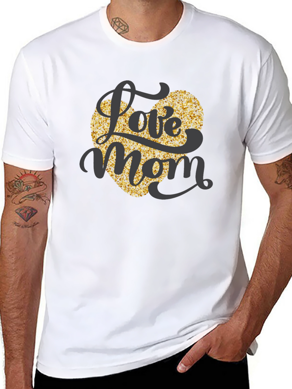 Love Mom Heart T-Shirt
