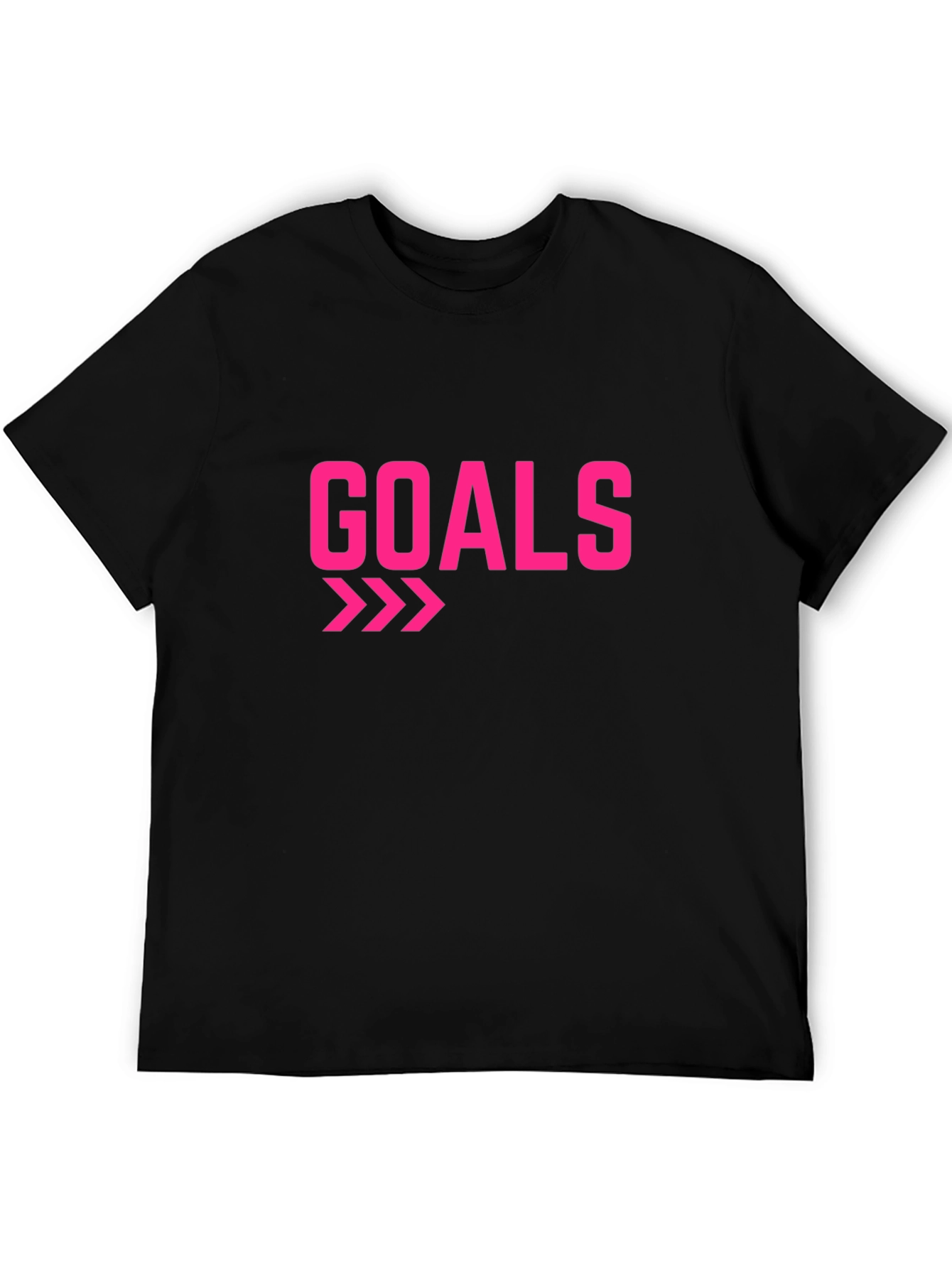 Goals Graphic T-Shirt - Black