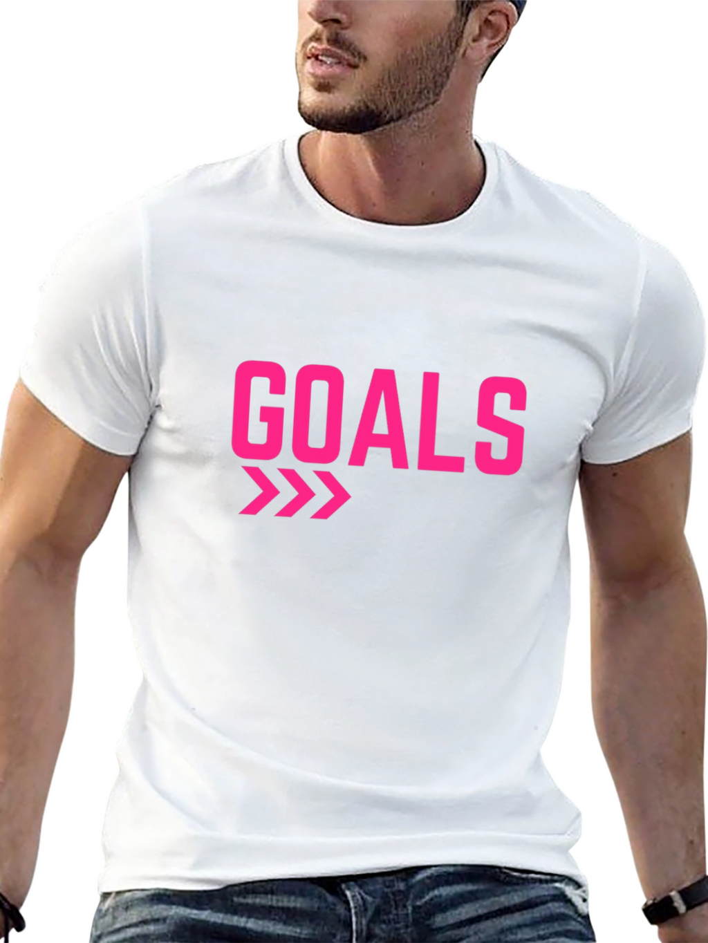 Goals Graphic T-Shirt - Black