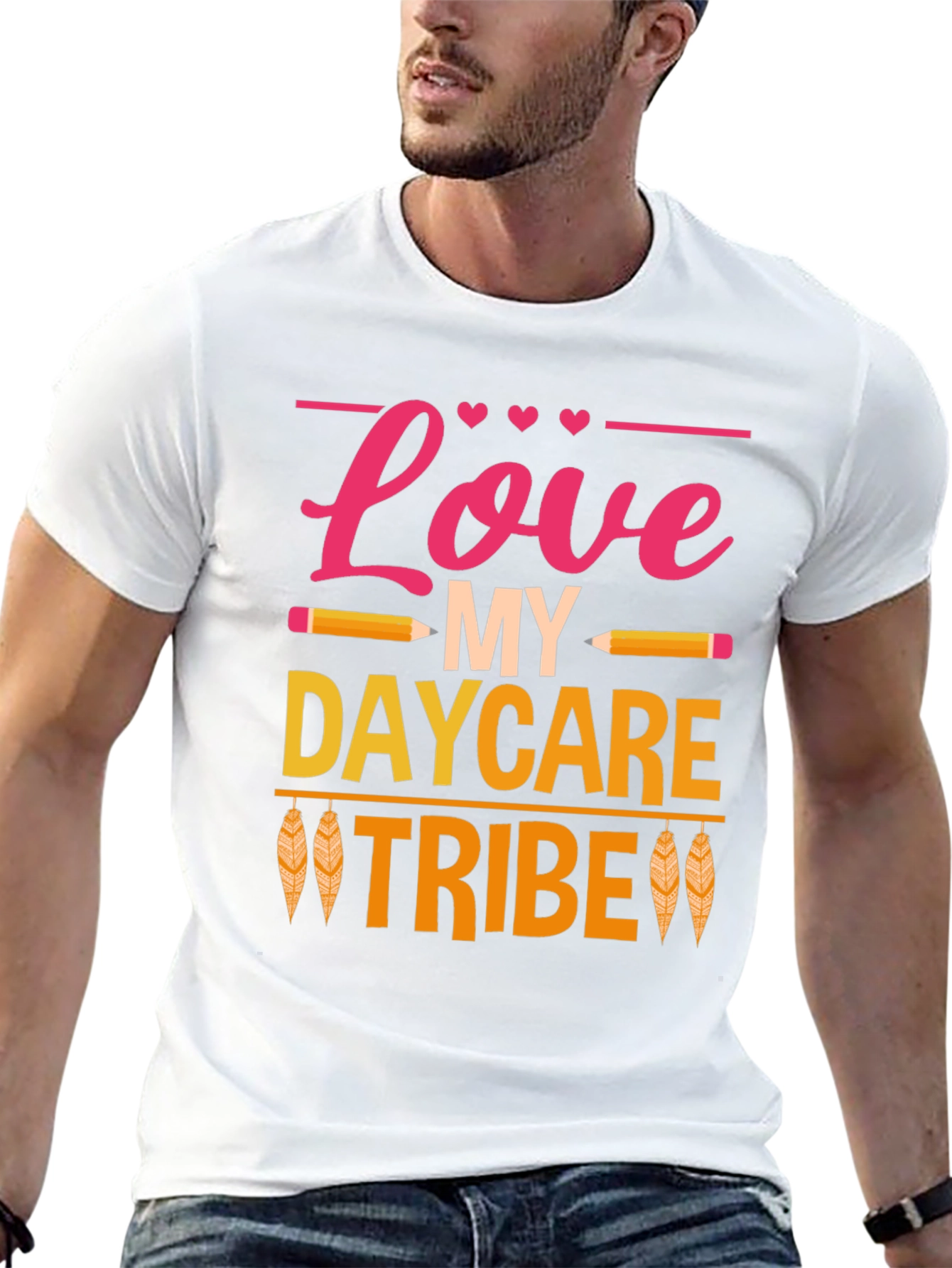 Love My Daycare Tribe Black T-Shirt