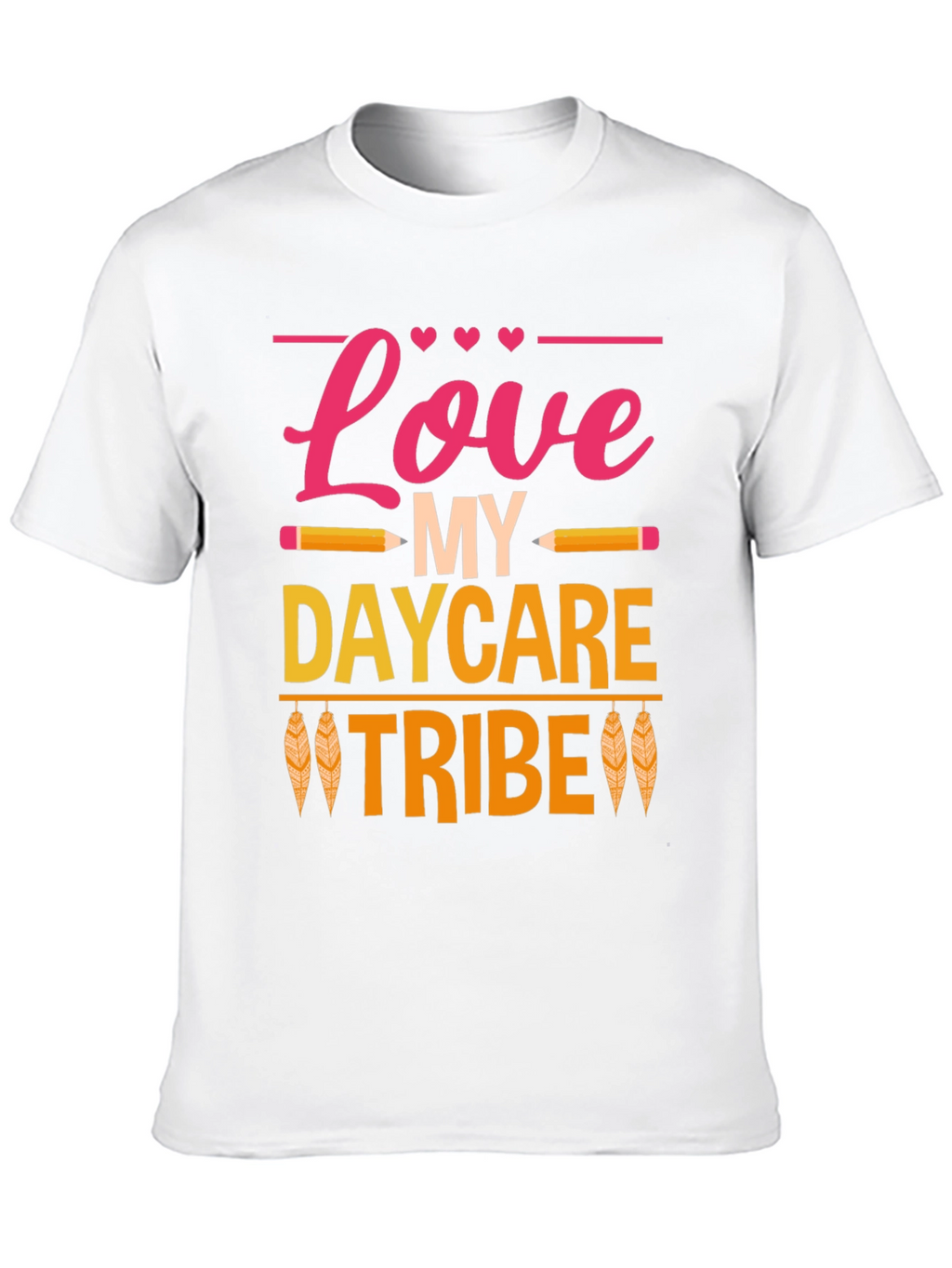 Love My Daycare Tribe Black T-Shirt