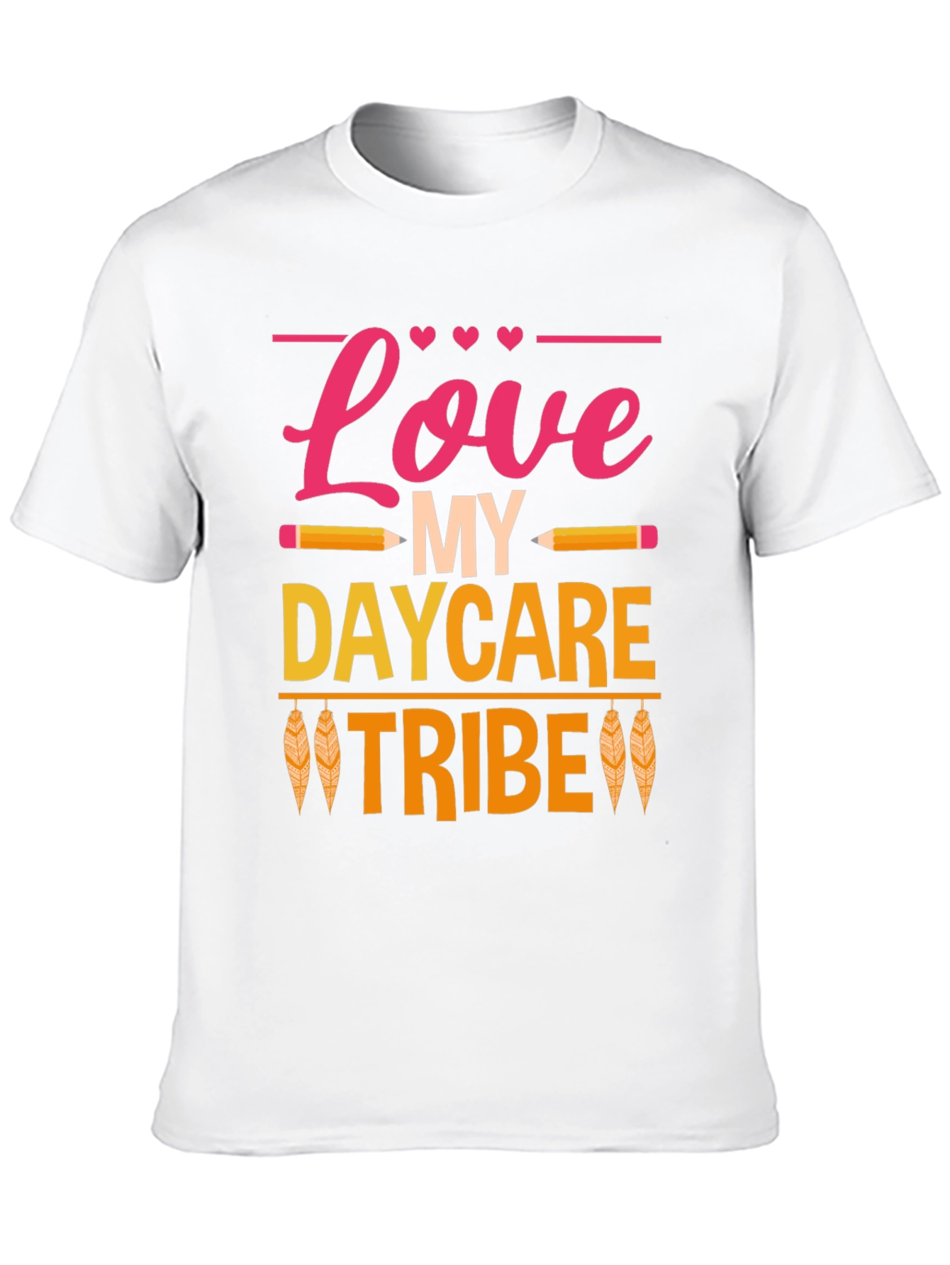 Love My Daycare Tribe Black T-Shirt