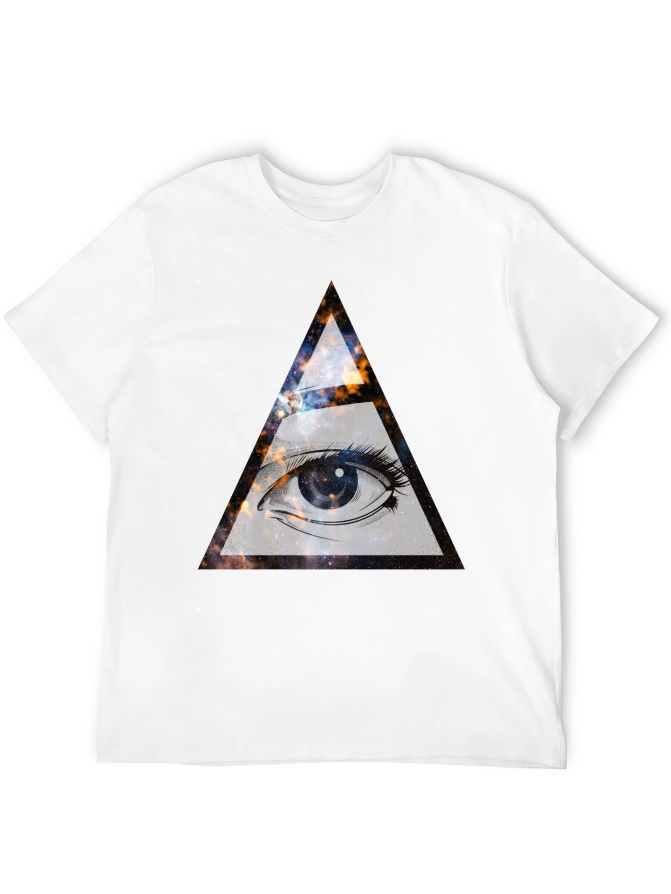 Cosmic Eye Graphic Tee - All Seeing Triangle