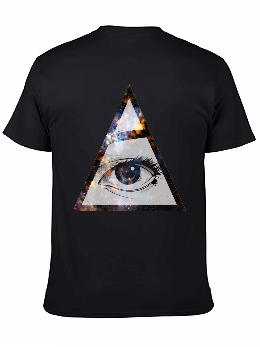 Cosmic Eye Graphic Tee - All Seeing Triangle