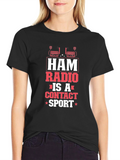 Ham Radio is a Contact Sport Graphic T-Shirt