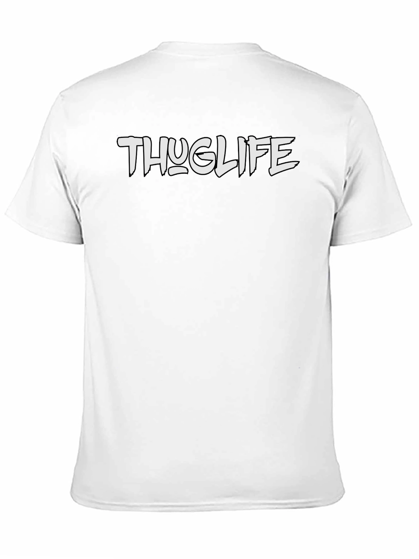 Thug Life Tee - Classic Black Graphic T-Shirt