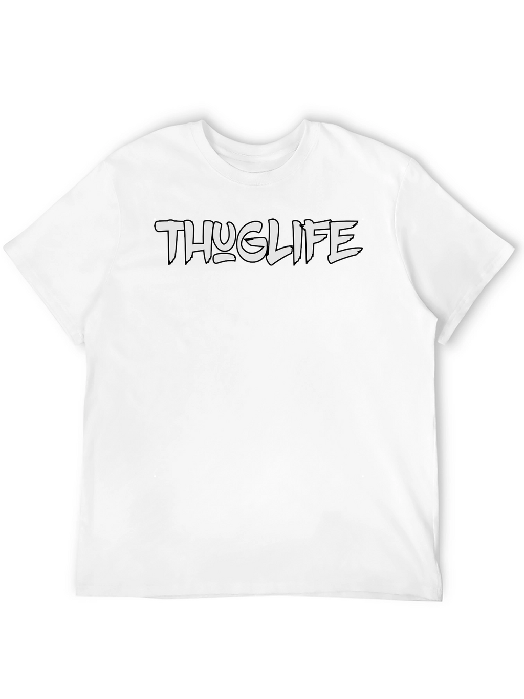Thug Life Tee - Classic Black Graphic T-Shirt