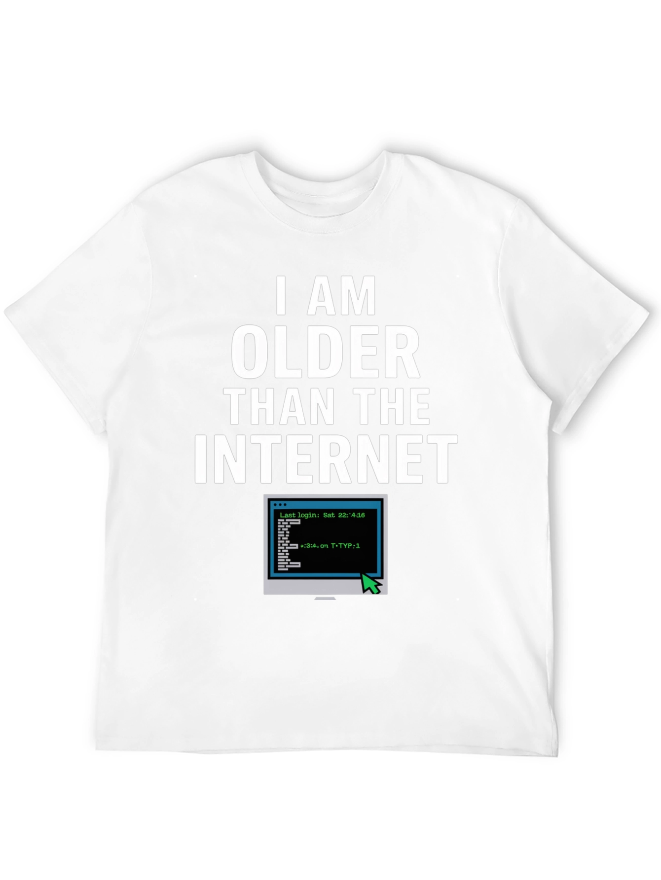 I AM Older Than the Internet Black T-Shirt