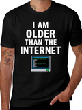I AM Older Than the Internet Black T-Shirt