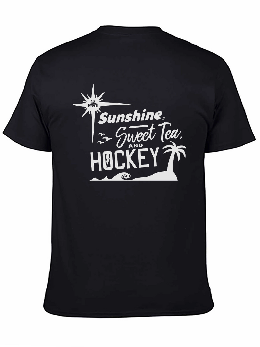 Sunshine Sweet Tea and Hockey Graphic T-Shirt