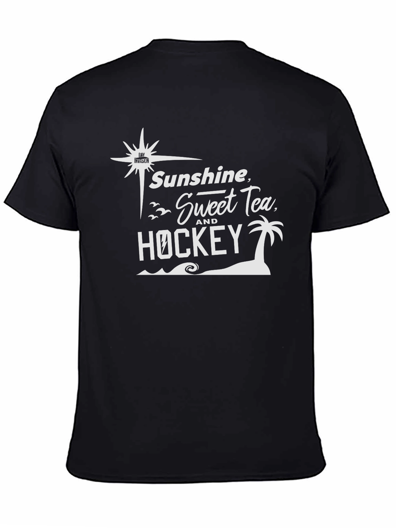 Sunshine Sweet Tea and Hockey Graphic T-Shirt