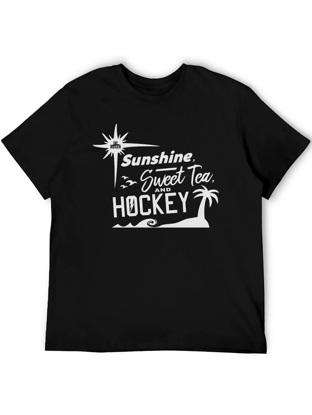 Sunshine Sweet Tea and Hockey Graphic T-Shirt