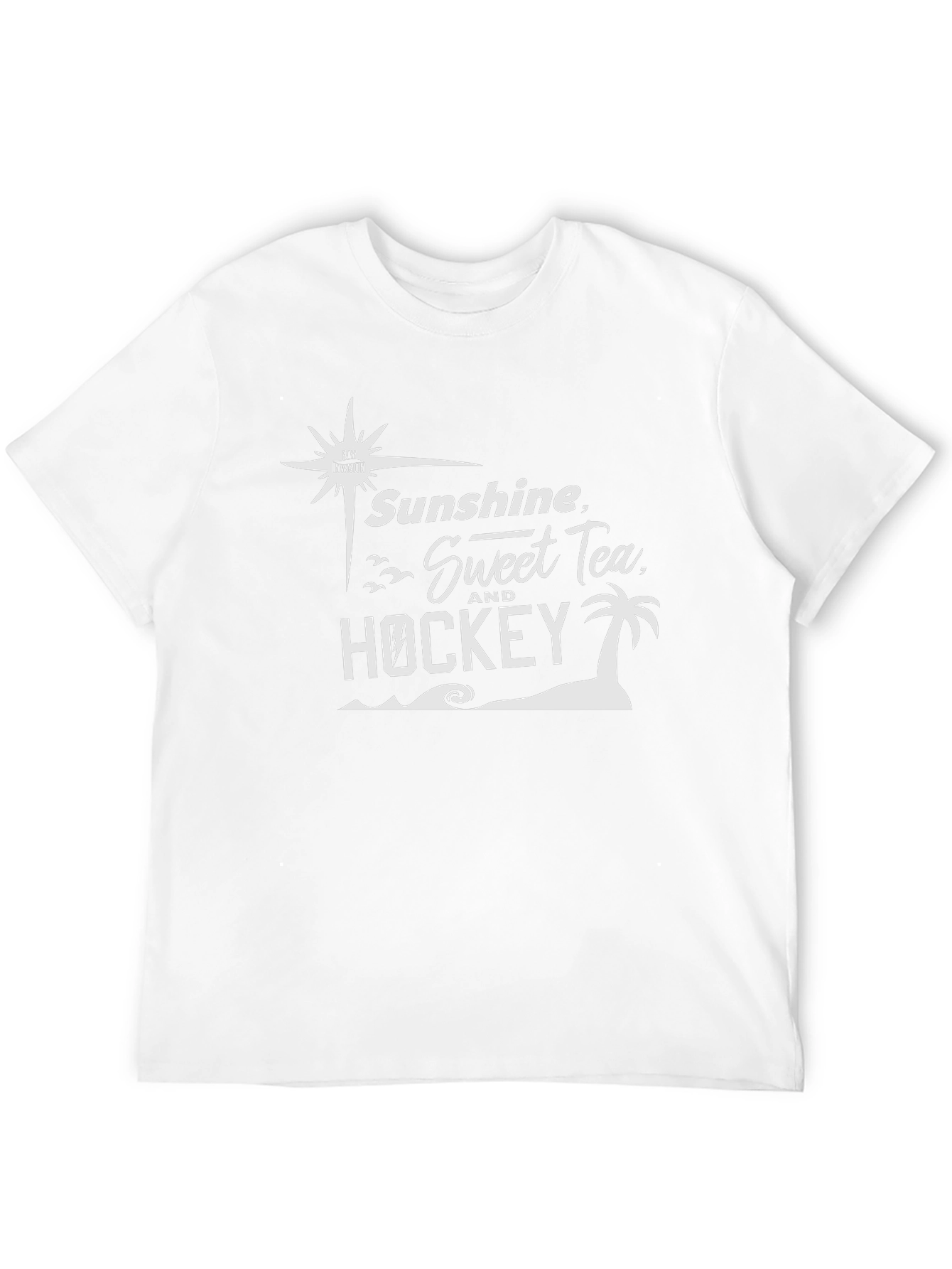 Sunshine Sweet Tea and Hockey Graphic T-Shirt