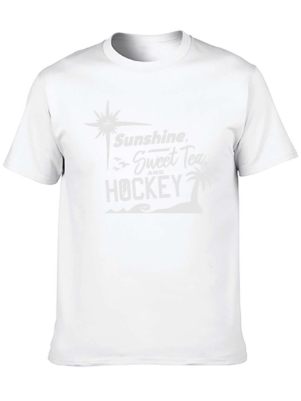 Sunshine Sweet Tea and Hockey Graphic T-Shirt