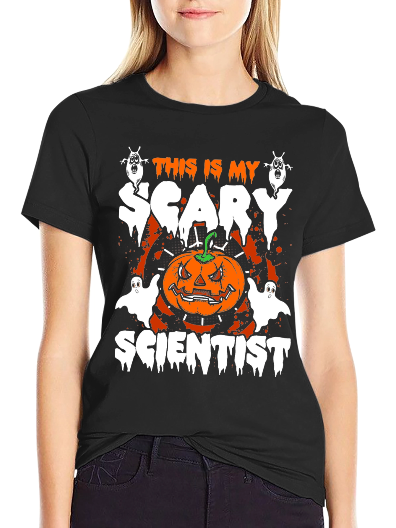 Scary Scientist Halloween T-Shirt