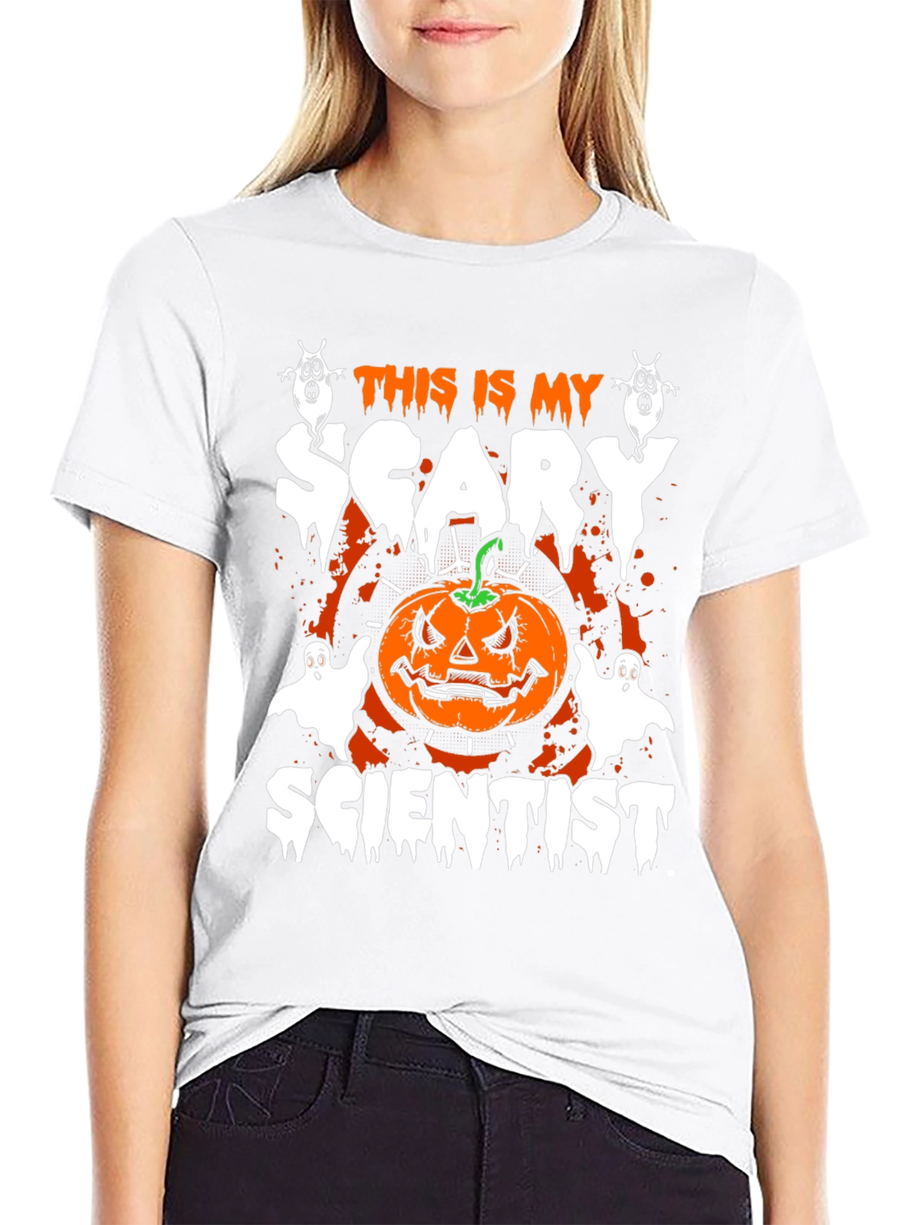 Scary Scientist Halloween T-Shirt
