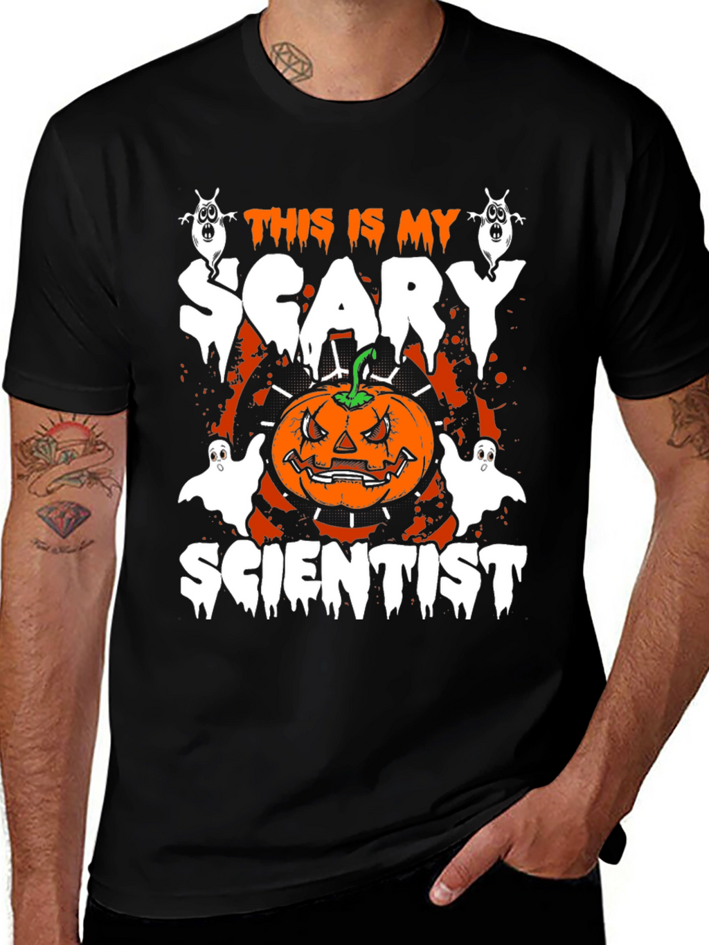 Scary Scientist Halloween T-Shirt