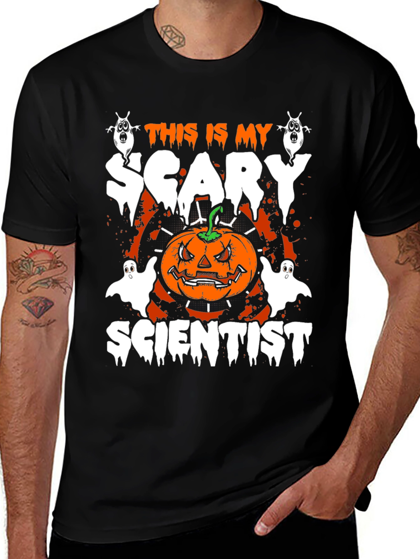 Scary Scientist Halloween T-Shirt