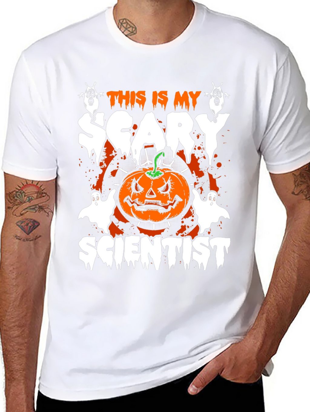 Scary Scientist Halloween T-Shirt