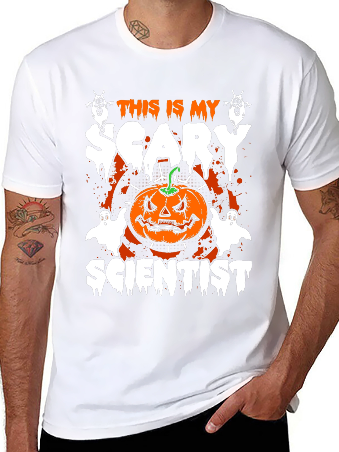 Scary Scientist Halloween T-Shirt