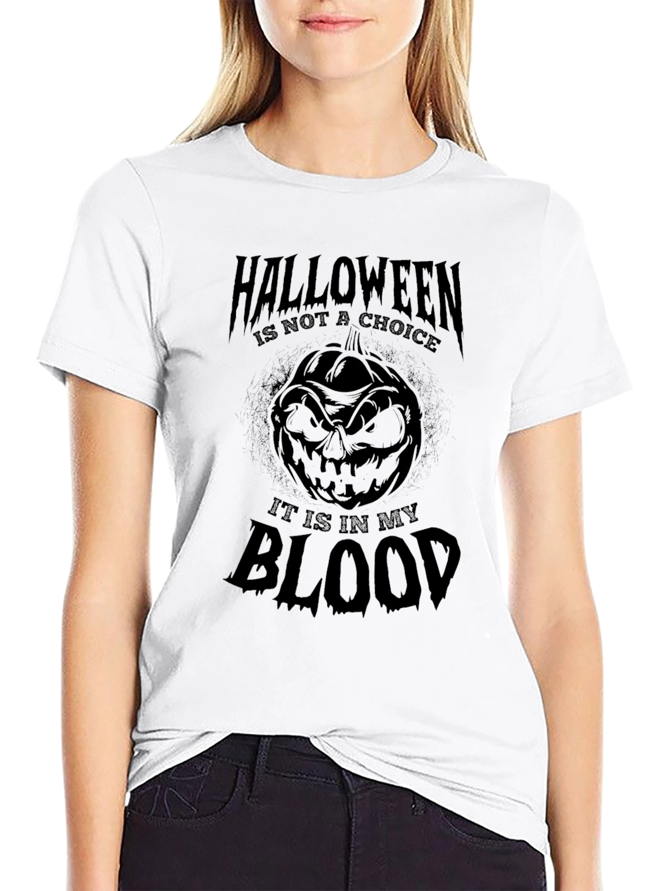 Halloween Is Not a Choice Mens Graphic Tee