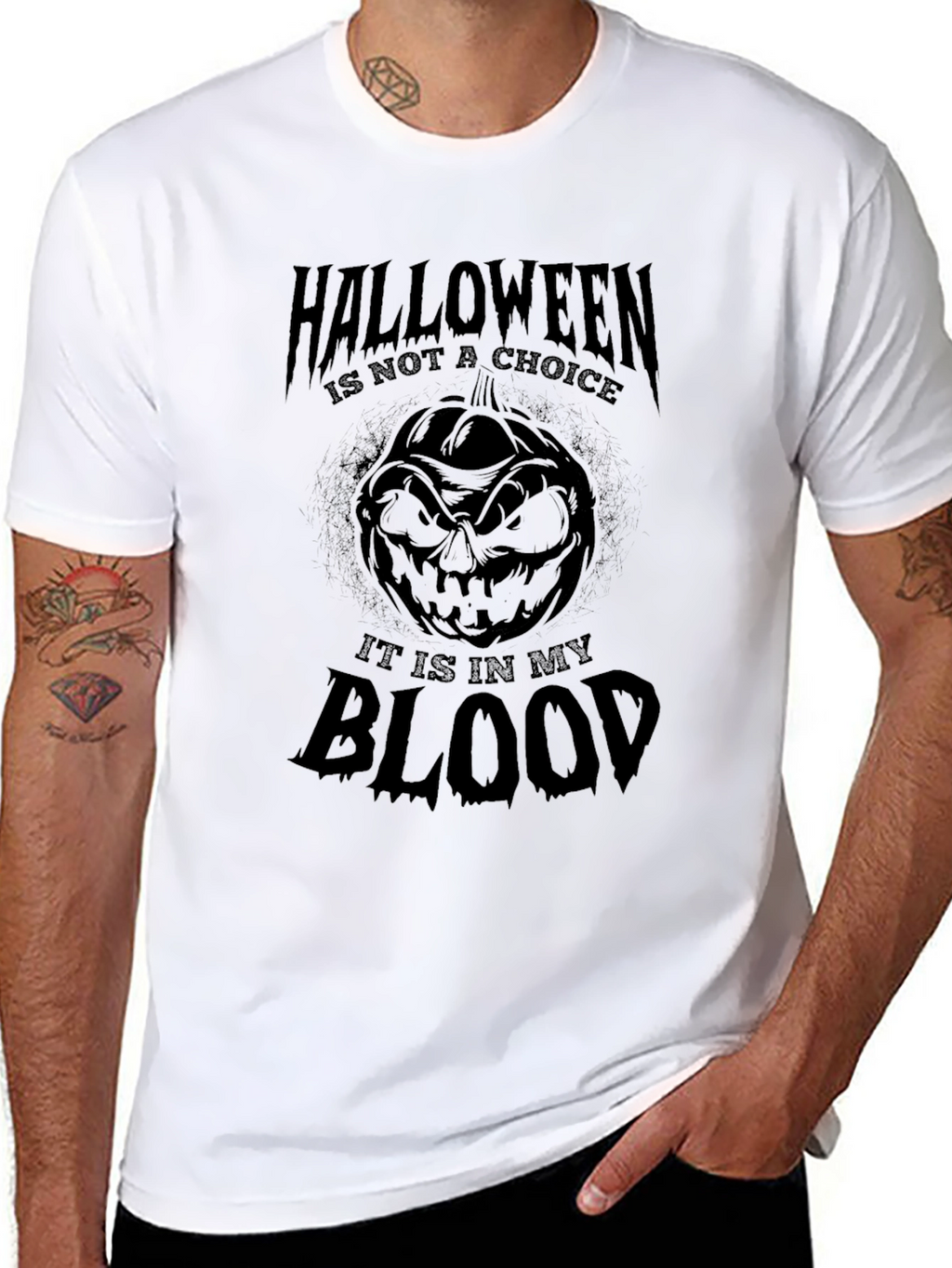 Halloween Is Not a Choice Mens Graphic Tee