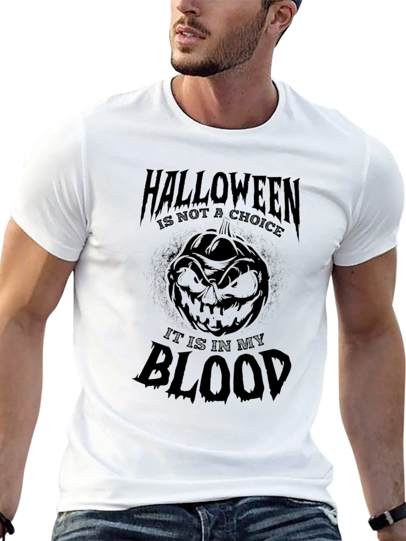 Halloween Is Not a Choice Mens Graphic Tee