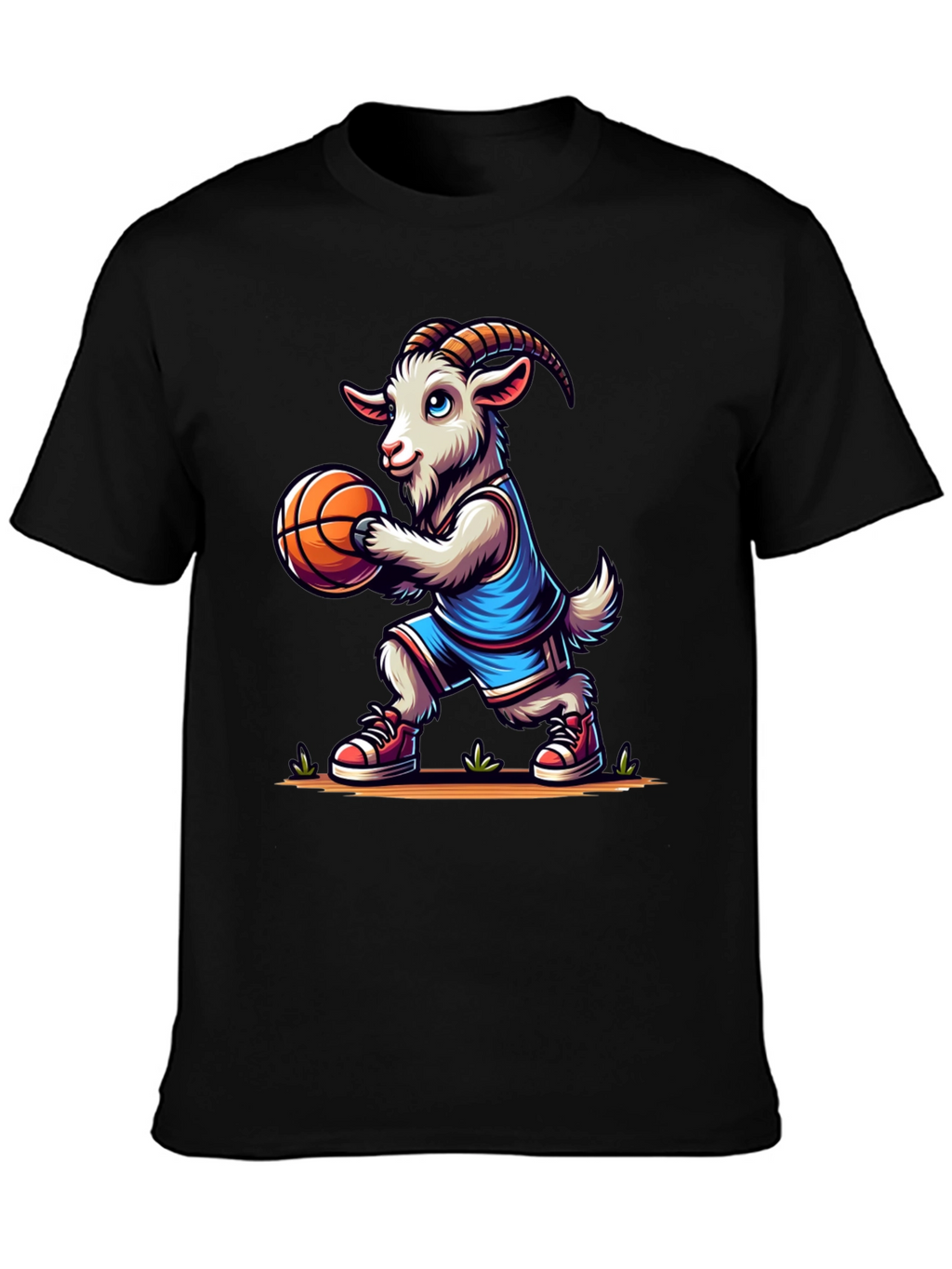 Goat Basketball Player Graphic T-Shirt