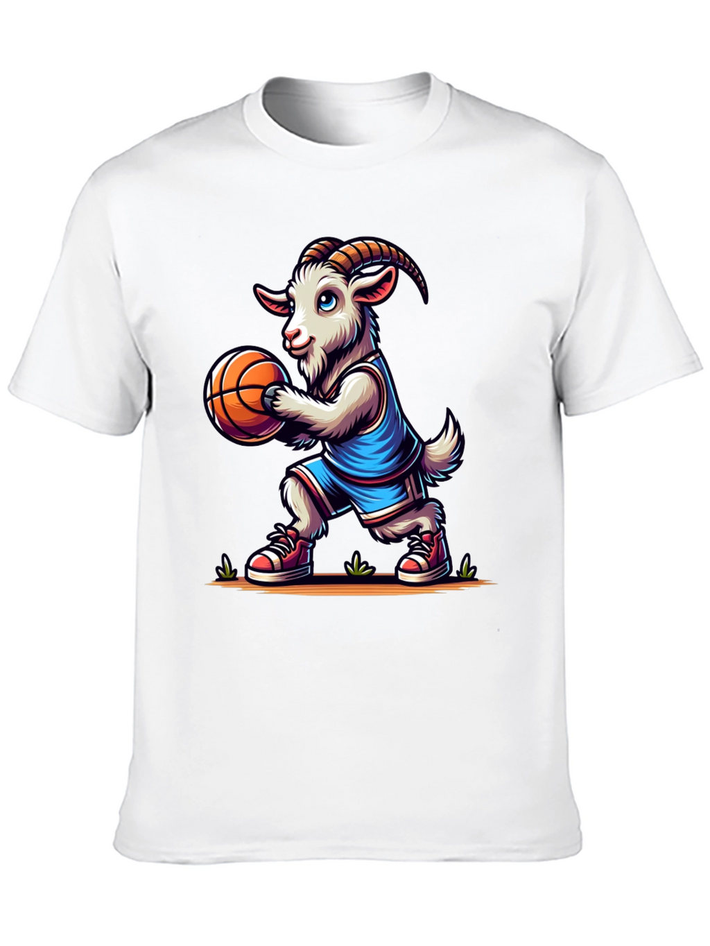 Goat Basketball Player Graphic T-Shirt