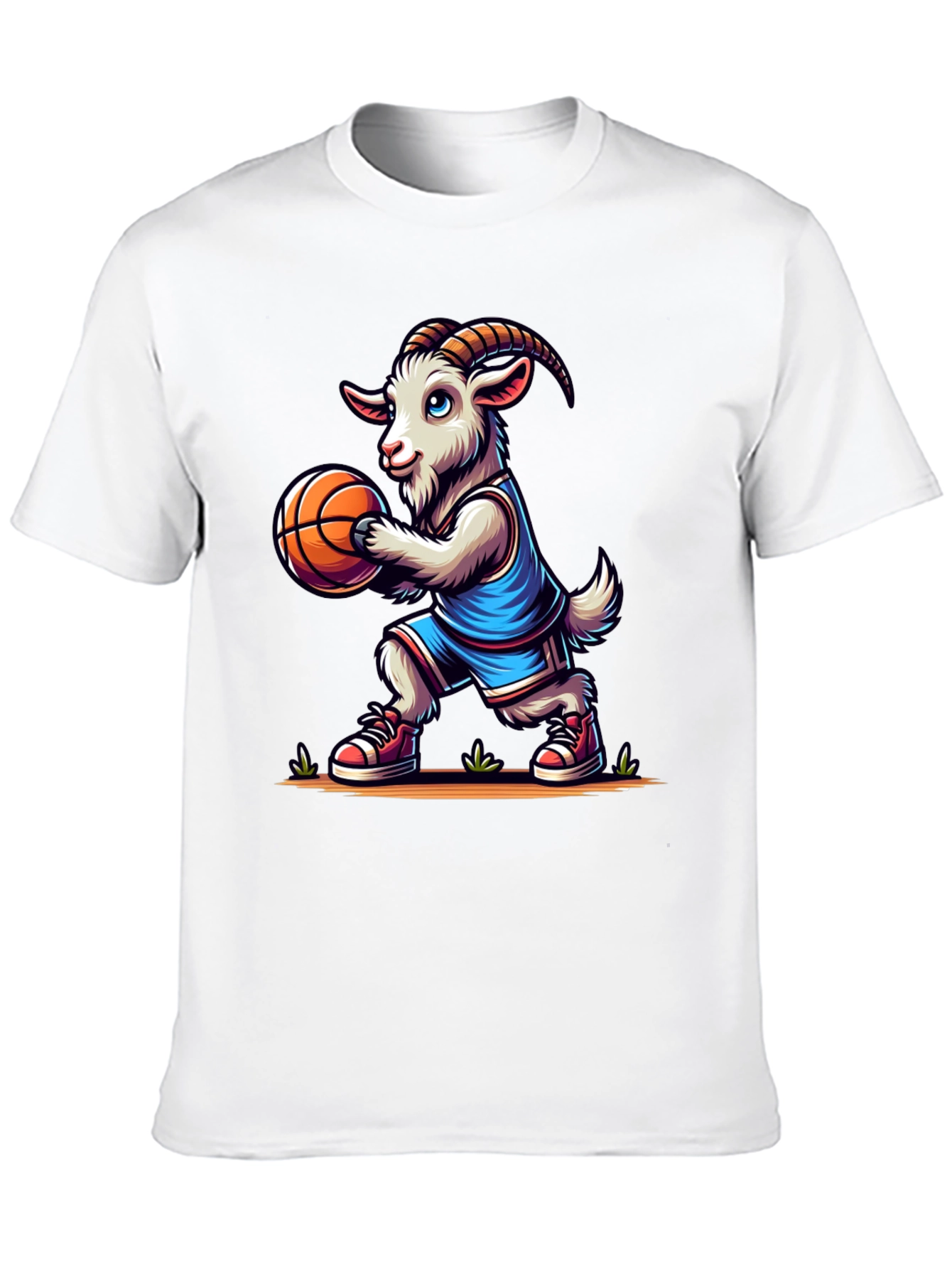 Goat Basketball Player Graphic T-Shirt