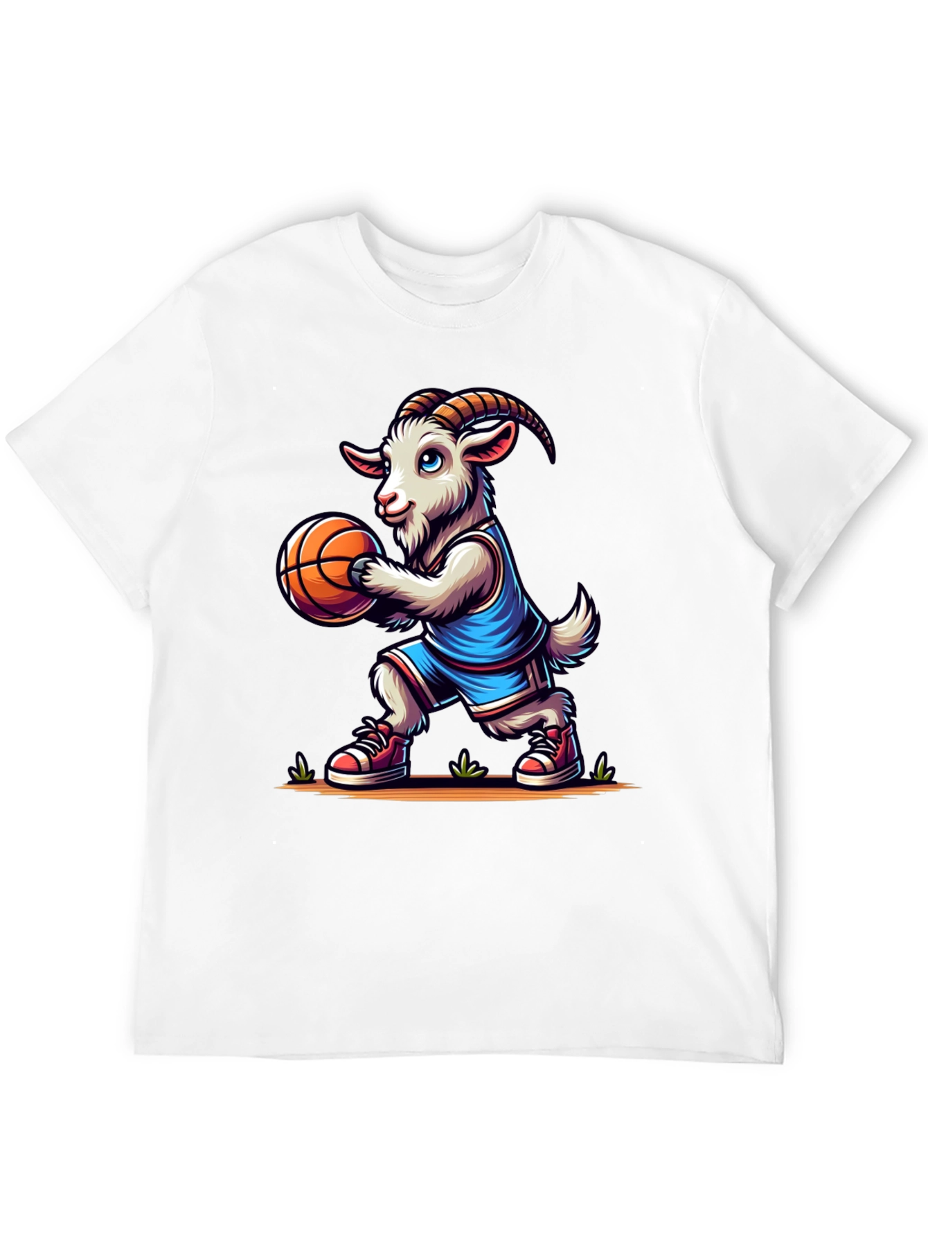 Goat Basketball Player Graphic T-Shirt