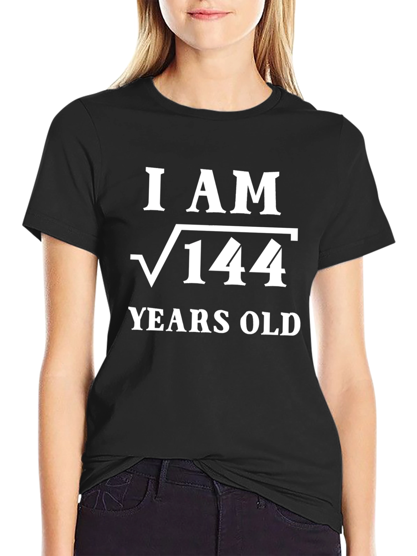 Funny Math Birthday T-Shirt - Square Root of 144 = 12