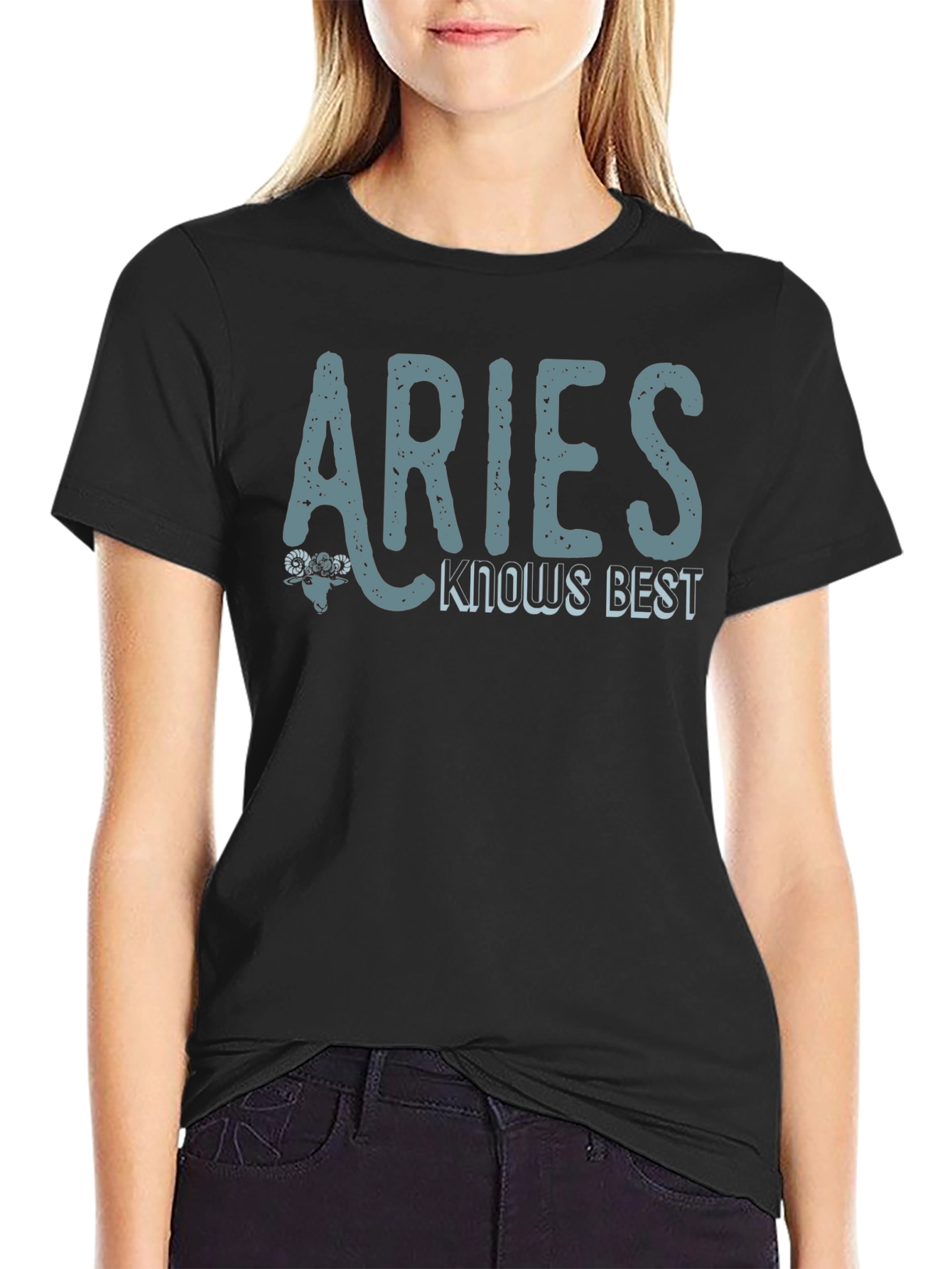 Aries Knows Best Graphic Tee - Zodiac T-Shirt