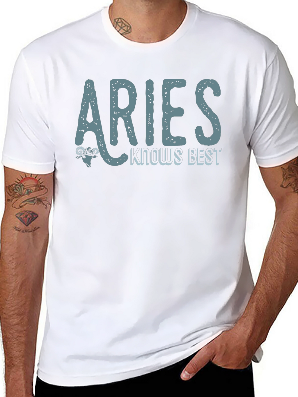 Aries Knows Best Graphic Tee - Zodiac T-Shirt