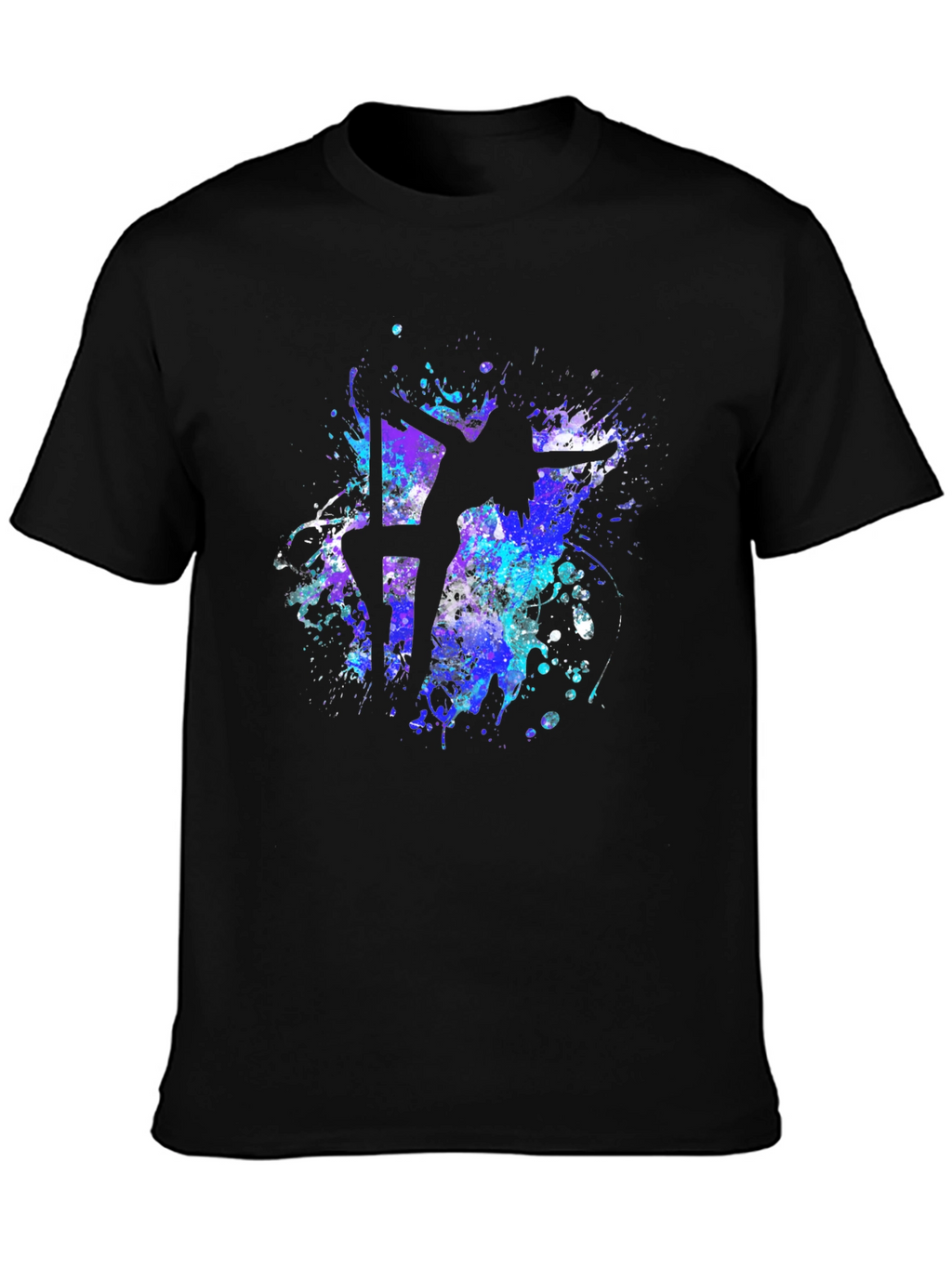 Pole Dancer T-Shirt - Abstract Silhouette Design
