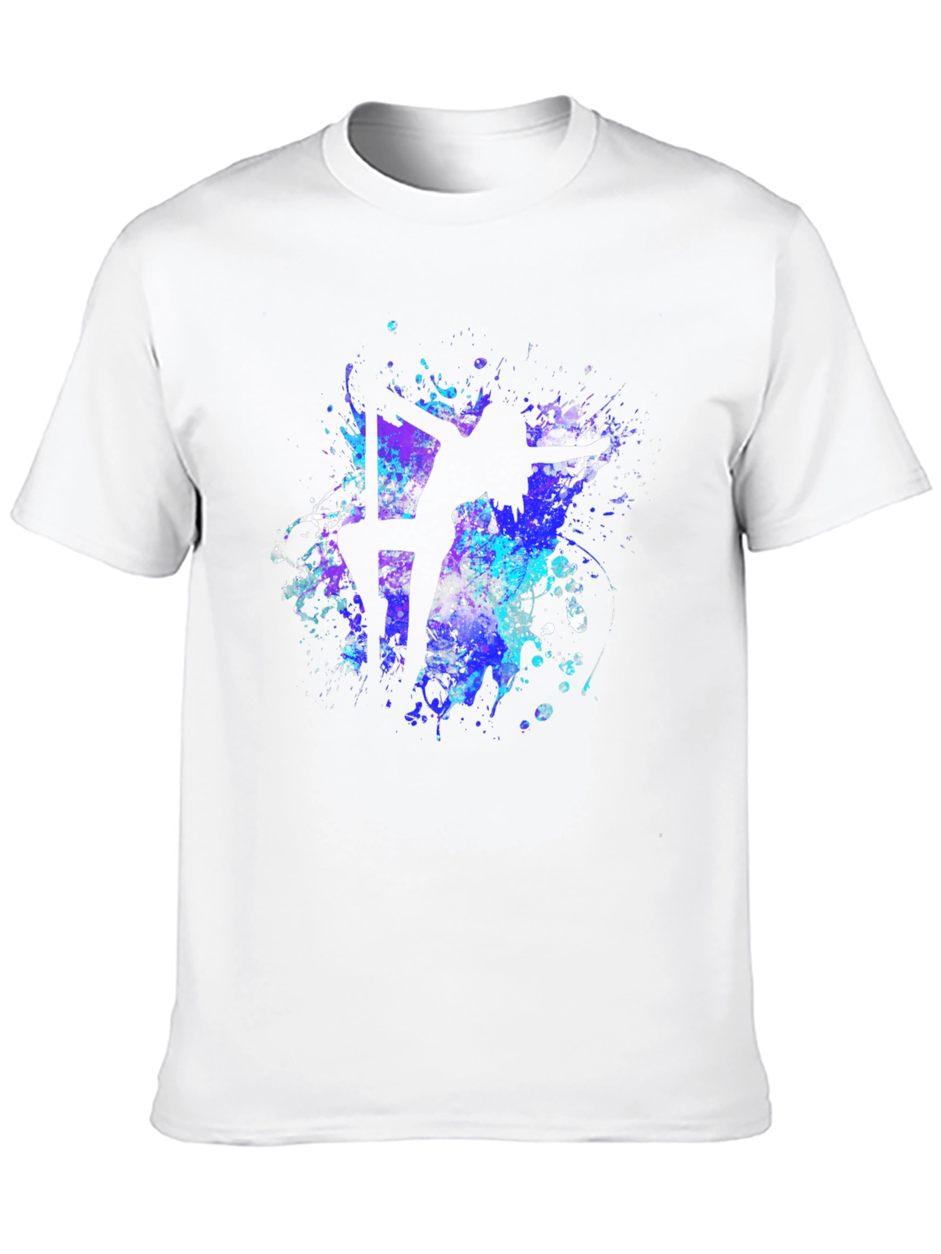 Pole Dancer T-Shirt - Abstract Silhouette Design