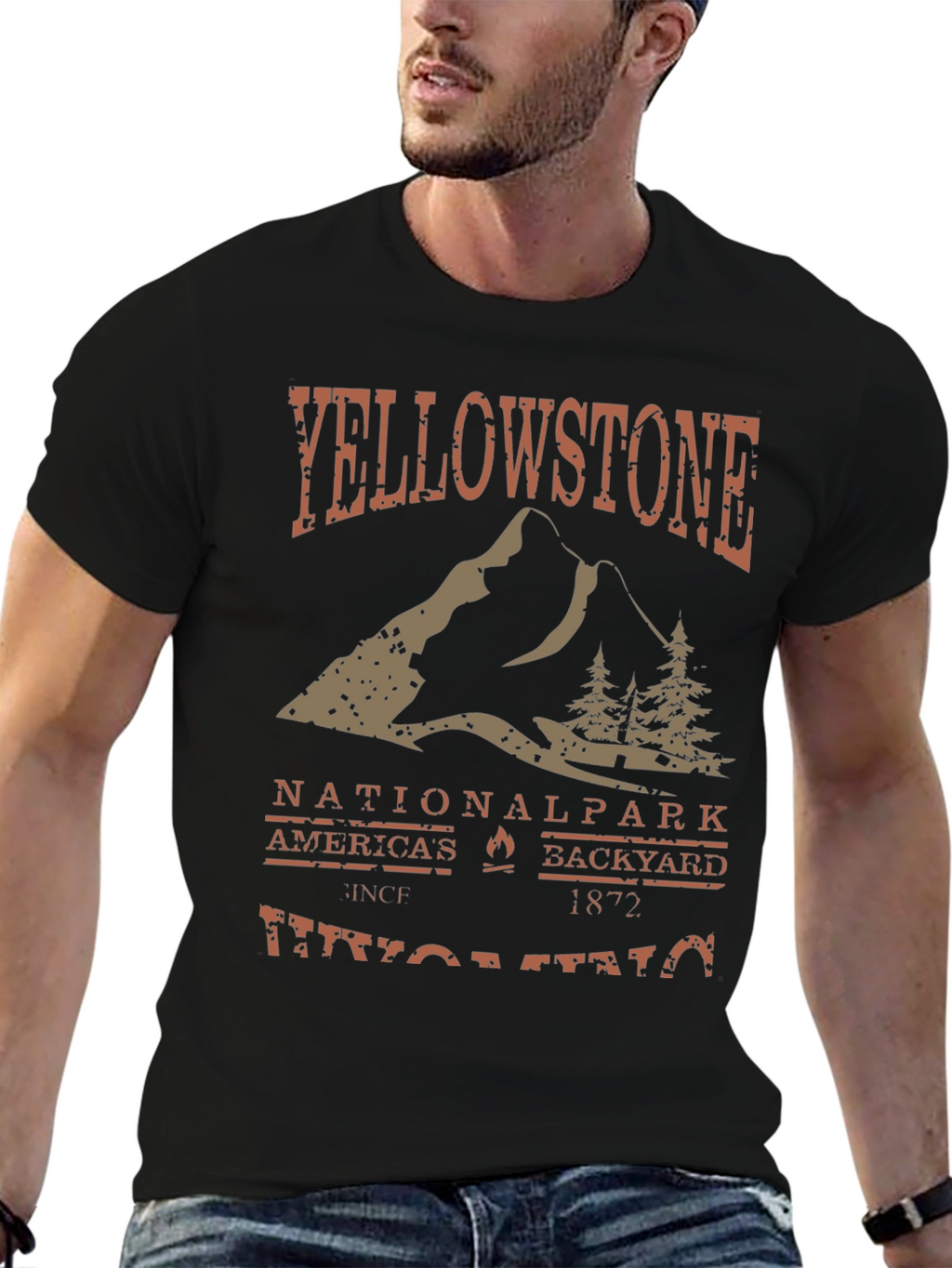 Yellowstone National Park Graphic T-Shirt