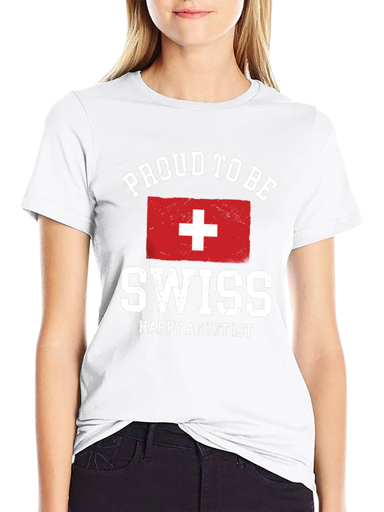 Proud to Be Swiss T-Shirt - Happy Agust 1st